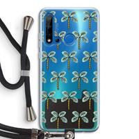 CaseCompany Paradise: Huawei P20 Lite (2019) Transparant Hoesje met koord