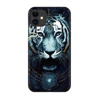 CaseCompany Darkness Tiger: Volledig geprint iPhone 11 Hoesje