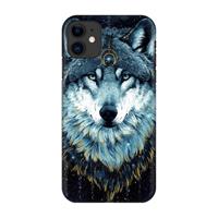 CaseCompany Darkness Wolf: Volledig geprint iPhone 11 Hoesje