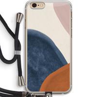 CaseCompany Geo #1: iPhone 6 PLUS / 6S PLUS Transparant Hoesje met koord