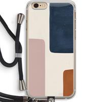 CaseCompany Geo #5: iPhone 6 PLUS / 6S PLUS Transparant Hoesje met koord