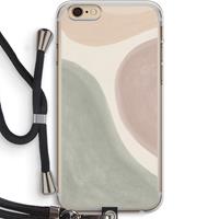 CaseCompany Geo #6: iPhone 6 PLUS / 6S PLUS Transparant Hoesje met koord