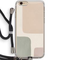 CaseCompany Geo #7: iPhone 6 PLUS / 6S PLUS Transparant Hoesje met koord