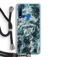 CaseCompany Zee golf: Huawei P20 Lite (2019) Transparant Hoesje met koord