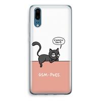 CaseCompany GSM poes: Huawei P20 Transparant Hoesje