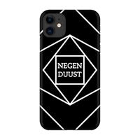 CaseCompany Negenduust geometrisch: Volledig geprint iPhone 11 Hoesje