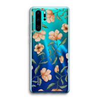 CaseCompany Peachy flowers: Huawei P30 Pro Transparant Hoesje