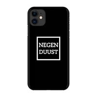 CaseCompany Negenduust black: Volledig geprint iPhone 11 Hoesje