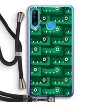 CaseCompany Crocs: Huawei P30 Lite Transparant Hoesje met koord