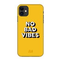 CaseCompany No Bad Vibes: Volledig geprint iPhone 11 Hoesje