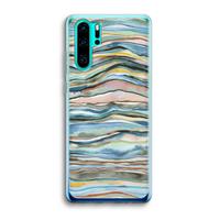 CaseCompany Watercolor Agate: Huawei P30 Pro Transparant Hoesje