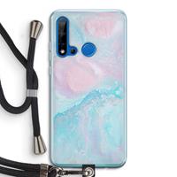 CaseCompany Fantasie pastel: Huawei P20 Lite (2019) Transparant Hoesje met koord