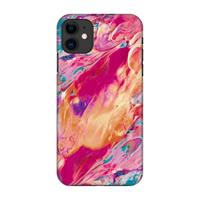 CaseCompany Pastel Echoes: Volledig geprint iPhone 11 Hoesje