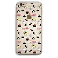 CaseCompany Sushi time: iPhone 6 Plus / 6S Plus Transparant Hoesje