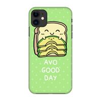CaseCompany Avo Good Day: Volledig geprint iPhone 11 Hoesje
