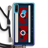 CaseCompany Here's your tape: Huawei P30 Lite Transparant Hoesje met koord
