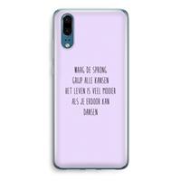 CaseCompany Sprong: Huawei P20 Transparant Hoesje