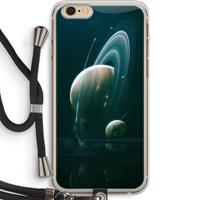 CaseCompany Mercurius: iPhone 6 PLUS / 6S PLUS Transparant Hoesje met koord