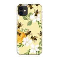 CaseCompany No flowers without bees: Volledig geprint iPhone 11 Hoesje