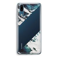 CaseCompany Golven: Huawei P20 Transparant Hoesje