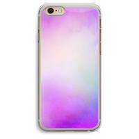 CaseCompany Clouds pastel: iPhone 6 Plus / 6S Plus Transparant Hoesje