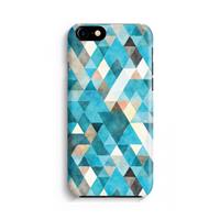 CaseCompany Gekleurde driehoekjes blauw: Volledig Geprint iPhone 7 Hoesje