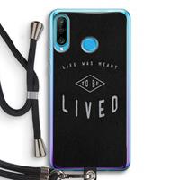 CaseCompany To be lived: Huawei P30 Lite Transparant Hoesje met koord