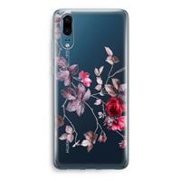 CaseCompany Mooie bloemen: Huawei P20 Transparant Hoesje