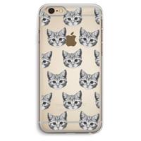 CaseCompany Kitten: iPhone 6 Plus / 6S Plus Transparant Hoesje