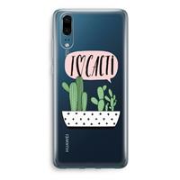 CaseCompany I love cacti: Huawei P20 Transparant Hoesje