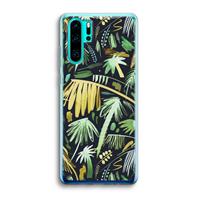 CaseCompany Tropical Palms Dark: Huawei P30 Pro Transparant Hoesje