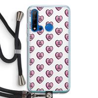 CaseCompany GIRL POWER: Huawei P20 Lite (2019) Transparant Hoesje met koord