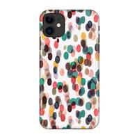 CaseCompany Tropical Dots: Volledig geprint iPhone 11 Hoesje