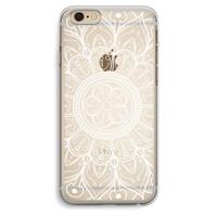 CaseCompany Roses Are Red: iPhone 6 Plus / 6S Plus Transparant Hoesje