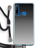 CaseCompany Musketon Halftone: Huawei P20 Lite (2019) Transparant Hoesje met koord