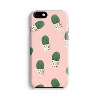 CaseCompany Cactusprint roze: Volledig Geprint iPhone 7 Hoesje