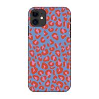 CaseCompany Leopard blue: Volledig geprint iPhone 11 Hoesje