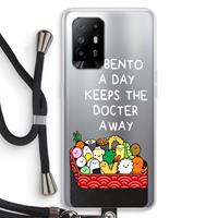 CaseCompany Bento a day: Oppo A95 5G Transparant Hoesje met koord