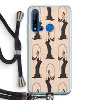 CaseCompany Pop Some Kim: Huawei P20 Lite (2019) Transparant Hoesje met koord