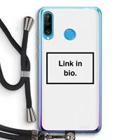 CaseCompany Link in bio: Huawei P30 Lite Transparant Hoesje met koord