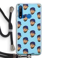 CaseCompany Drake Away: Huawei P20 Lite (2019) Transparant Hoesje met koord