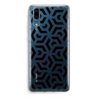 CaseCompany Crazy pattern: Huawei P20 Transparant Hoesje