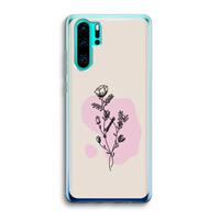 CaseCompany Roses are red: Huawei P30 Pro Transparant Hoesje