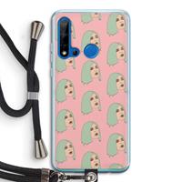 CaseCompany King Kylie: Huawei P20 Lite (2019) Transparant Hoesje met koord