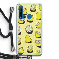 CaseCompany When Life Gives You Lemons...: Huawei P20 Lite (2019) Transparant Hoesje met koord