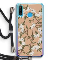 CaseCompany Blossoming spring: Huawei P30 Lite Transparant Hoesje met koord