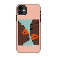 CaseCompany Orange lips: Volledig geprint iPhone 11 Hoesje