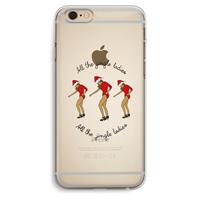 CaseCompany Jingle Ladies: iPhone 6 Plus / 6S Plus Transparant Hoesje