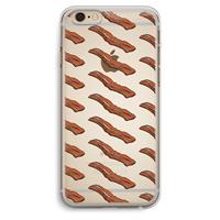 CaseCompany Bacon to my eggs #2: iPhone 6 Plus / 6S Plus Transparant Hoesje