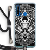 CaseCompany Oh Deer: Huawei P20 Lite (2019) Transparant Hoesje met koord